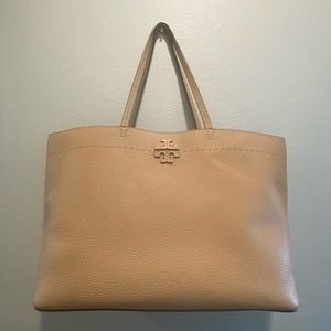 Tory Burch tote bisque color